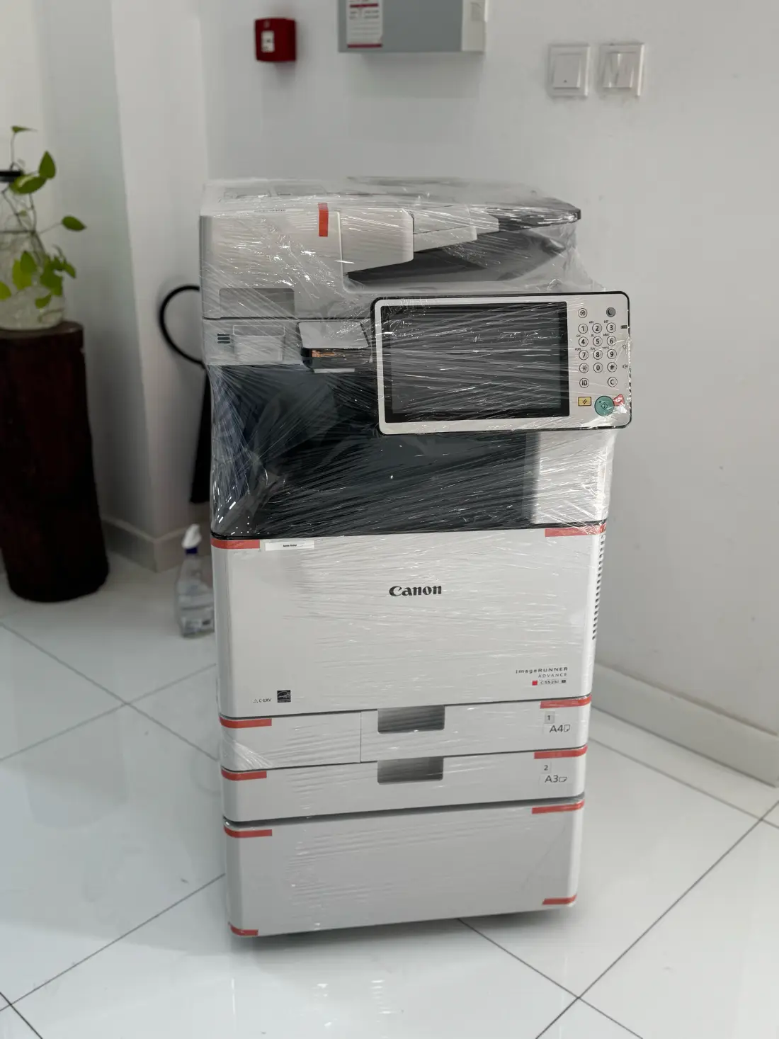 Refurbished Canon imageRUNNER wrapped and ready for delivery
